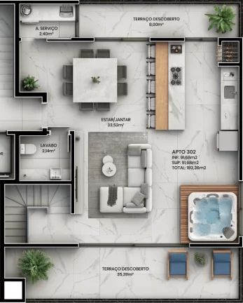 Imagem Selene Residence - Apartamento à venda no bairro Canto Grande - Bombinhas/SC