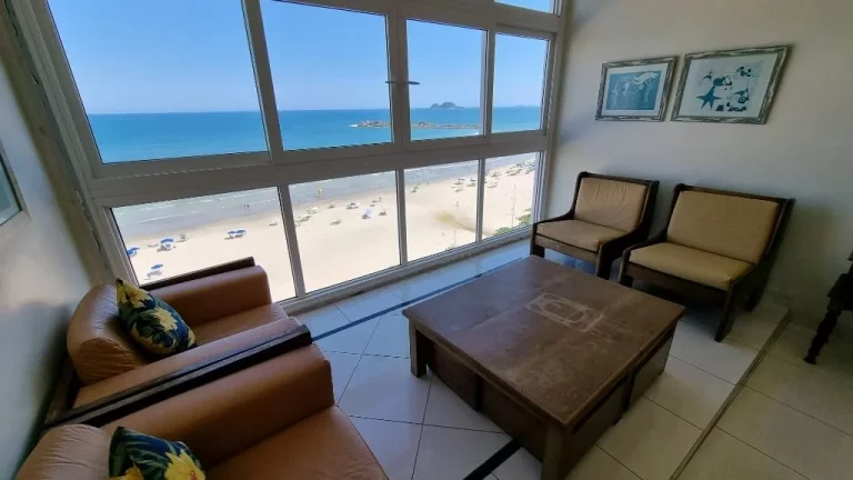 Imagem ÓTIMO APTO, FRENTE TOTAL AO MAR NA PRAIA DE PITANGUEIRAS, 5 SUÍTES, 1 VAGA DE GARAGEM.