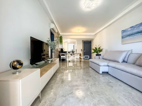 Imagem Apartamento Pé na Areia à venda, com 3 dormitórios sendo 1 suíte 104m² - na Riviera de São Lourenço