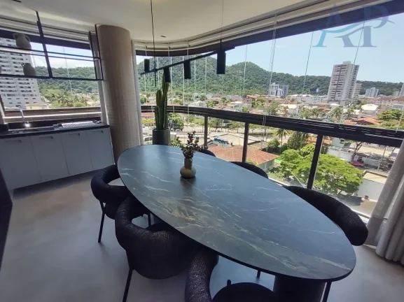 Imagem Apartamento no Canto do Forte em Praia Grande com 3 Dormitórios Porteira Fechada