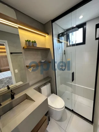 Imagem Loft de Luxo totalmente mobiliado no Centro de São Bernardo: 1 quarto, 1 suíte, 1 sala, 1 banheiro, 25m². Alugue já!