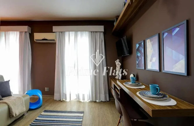 Imagem Flat disponível para venda no Transamérica Executive Perdizes, com 29m², 1 dormitório e 1 vaga de garagem