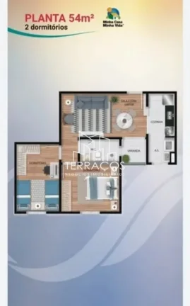 Imagem APARTAMENTO NOVO COM 54 M² À VENDA, RESIDENCIAL DIFFERENZIATO, JARDIM CAROLINA, JUNDIAÍ SP