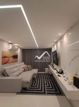 Imagem Apartamento porteira fechada com 2 dormitórios à venda, 89 m² por R$ 910.000 - Pompéia - Santos/SP
