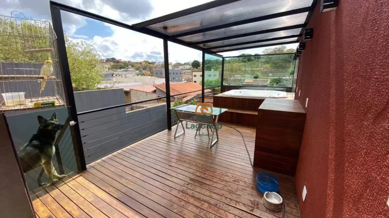Imagem Casa com 4 dormitórios à venda, 279 m² por R$ 875.000 - Visão - Lagoa Santa/MG