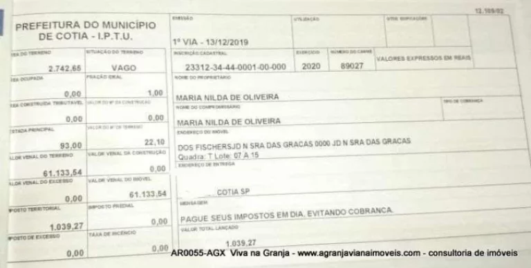 Imagem Área 2.740m² (ZIS) próx. ao Centro de Cotia (Km 32 Rap. Tavares)