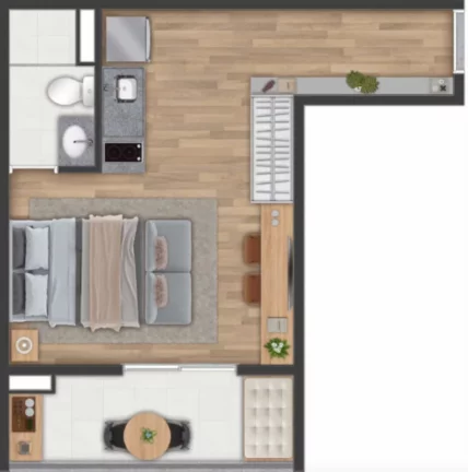 Imagem STUDIO RESIDENCIAL em São Paulo - SP, Higienópolis