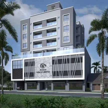 Imagem Apartamento em construção com 2 dormitórios sendo 1 suíte e 2 vagas de garagem em Balneário Camboriú