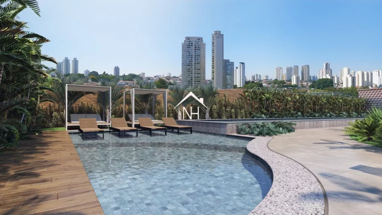 Imagem Apartamento de 114m com 3 suítes, varanda gourmet com churrasqueira com 2 vagas de garagem, Espaço gourmet, Brinquedoteca, Playground, Salão de jogos.