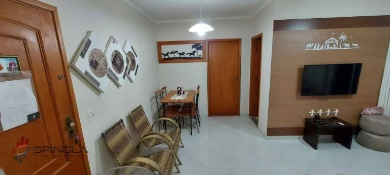 Imagem Apartamento com 1 dormitório à venda, 49 m² por R$ 400.000,00 - Aviação - Praia Grande/SP