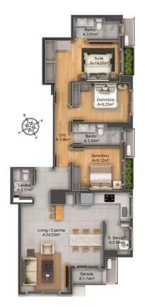 Imagem Apartamento à venda no bairro Petrópolis - Porto Alegre/RS