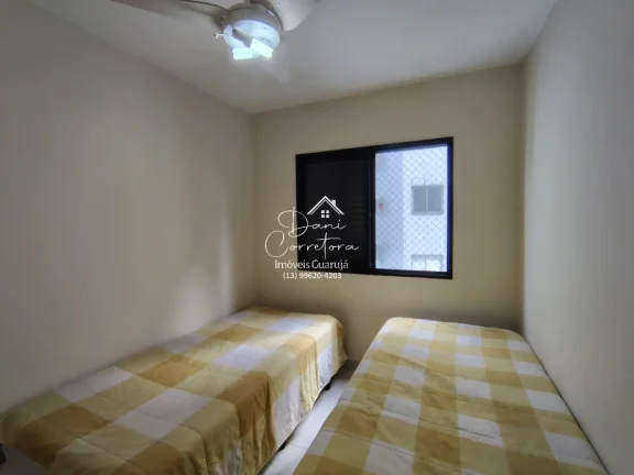 Imagem Apartamento à venda no Guarujá-SP, bairro Morro do Maluf: 3 quartos, 1 suíte, 2 salas, 3 banheiros, 2 vagas, 126m².