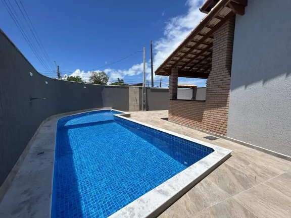 Imagem Casa para Venda em Itanhaém, Gaivota (Praia), 3 dormitórios, 1 suíte, 1 banheiro, 5 vagas