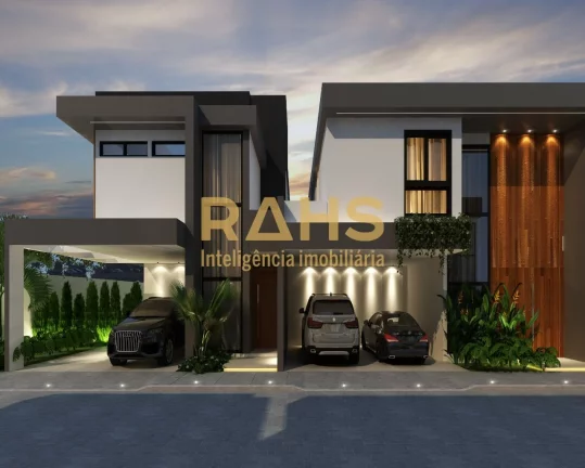 Imagem Excelente casa em construção em condomínio fechado no bairro América, em região nobre de Joinvi...