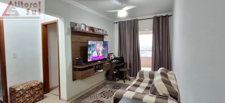 Imagem Imperdível oportunidade: Apartamento à venda em Praia Grande-SP, bairro Ocian, 2 quartos, 1 suíte, 2 salas, 2 banheiros, 1 vaga.
