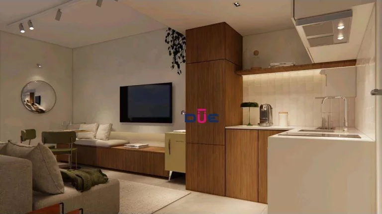 Imagem Apartamento tipo Loft 1 dormitório à venda, 55 m² por R$ 695.000 - Boqueirão - Santos/SP