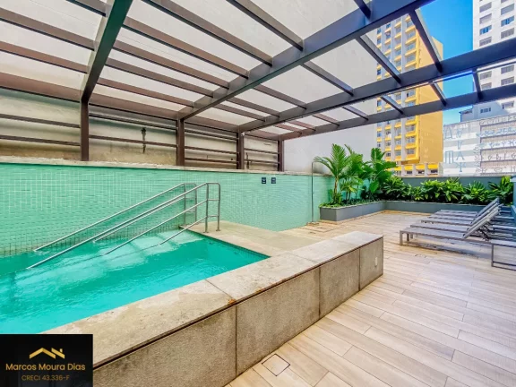 Imagem Apartamento Studio para venda 44m² região central com Portaria 24 hs