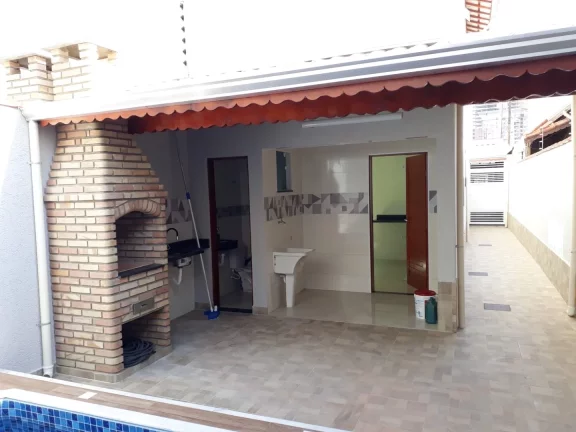 Imagem Sobrado com 3 dorms, Maracanã, Praia Grande - R$ 750 mil, Cod: 1998