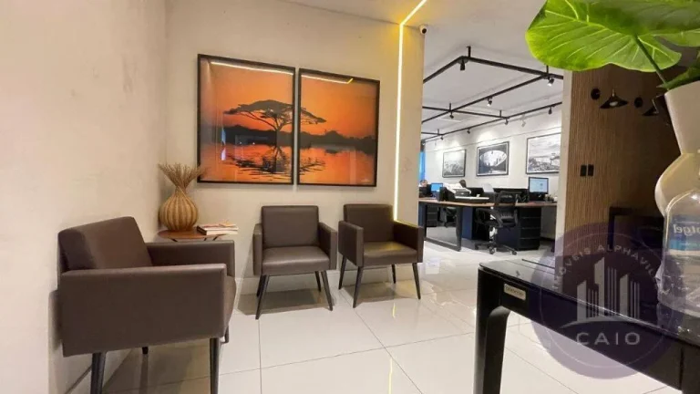 Imagem Sala Mobiliada para alugar, 60m² por R$ 7.500,00/mês - Alphaville/SP