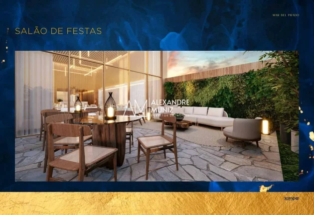 Imagem Mar Del Prado, apartamentos de luxo na Beira Mar de Fortaleza-CE. 4 suítes.