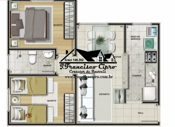 Imagem Apartamento-Padrao-para-Venda-em-Vila-Mariana-Aparecida-SP