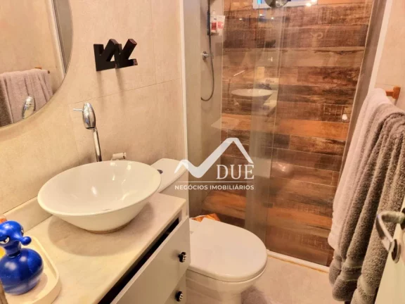Imagem Apartamento com 2 dormitórios com vista livre e lazer, à venda, 73,21 m² por R$ 550.000 - Aparecida - Santos/SP
