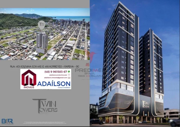 Imagem Empreendimento Twin Towers em Meia Praia, Itapema, SC