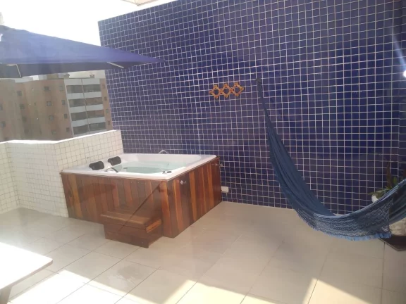 Imagem Apartamento Duplex com Vista Total para o Mar em Mongaguá – 3 Suítes, Sacada Gourmet e Hidro Privativa