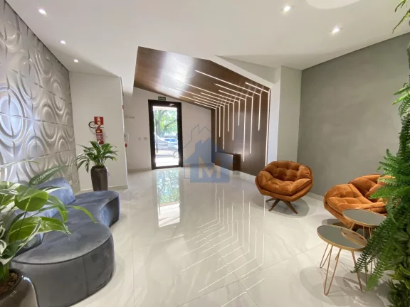 Apartamento Novo Mobiliado e Decorado, 1 Suíte e 1 Quarto, na Av. Paraná!