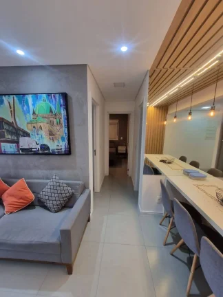 Imagem Apartamento Mobiliado Morumbi - 65M², 2 Dorms, 1 Suíte, 1 Vaga, Armários.