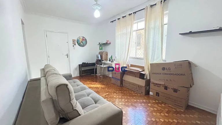 Imagem Apartamento com 3 dormitórios à venda, 82 m² por R$ 420.000 - Embaré - Santos/SP