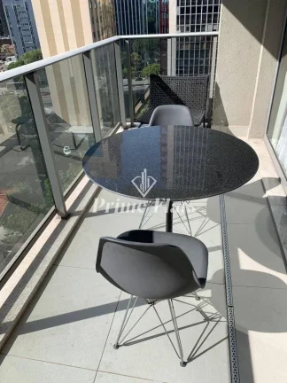 Imagem Flat disponível para locação no VHouse Faria Lima, com 46m², 1 dormitório e 1 vaga