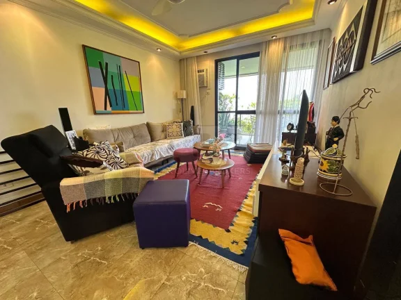Imagem Apartamento à venda na Barra da Tijuca, 4 quartos, 2 vagas, varanda, 136m2.