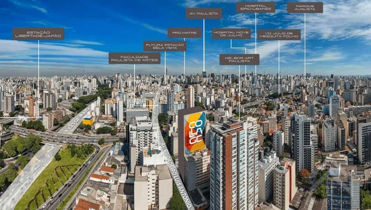 Imagem Apartamento de 1 Dormitório à Venda na Bela Vista: Viva com Conforto e Lazer Completo