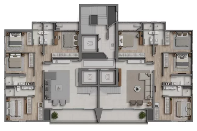 Imagem COBERTURA RESIDENCIAL em Balneário Camboriú - SC, Centro