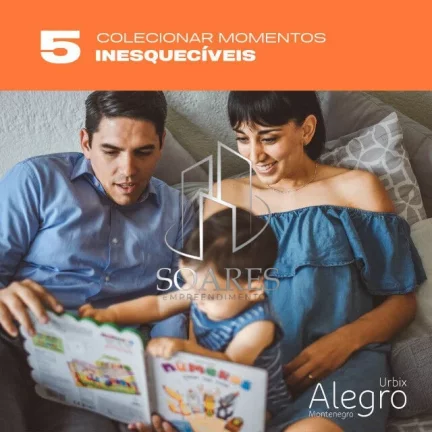 Imagem Alegro Montenegro 2/4 e 3/4 com suite - Em fase de acabamento