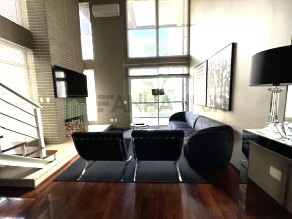 Imagem Não perca a oportunidade de adquirir este magnífico LOFT completamente mobiliado nos Jardins! Com um design moderno e uma atmosfera luminosa, este lof