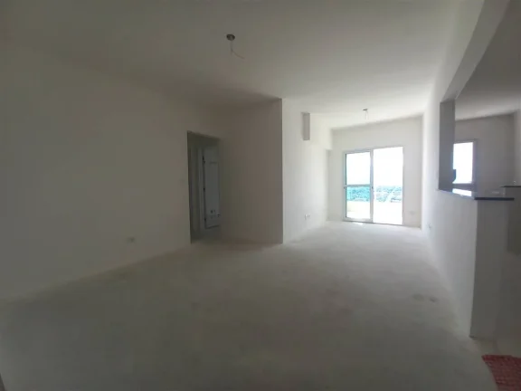 Imagem Apartamento em Praia Grande com vista parcial para o mar, 02 dormitórios