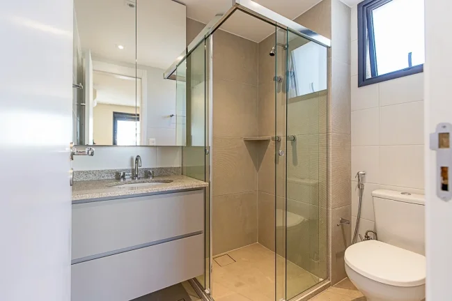 Imagem Apartamento 65M², 2Q, 1 Suíte, 2 Banheiros, 1 Vaga, Academia, Piscina, Churrasqueira, Piscina Aquecida, Salão de Festas e Jogos, Quadra, Bicicletário.