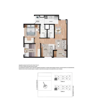 Imagem Apartamento Vila Guilherme 3 Dorms c/ Suíte 1 Vaga Lazer Completo