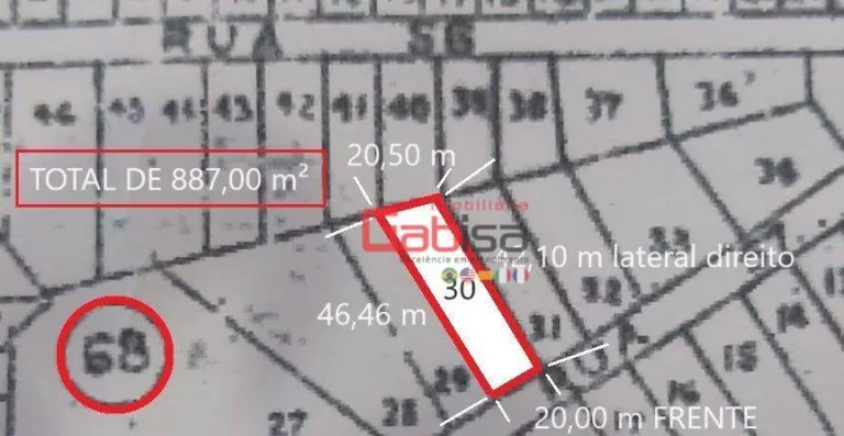 Imagem Terreno à venda, 887 m² por R$ 320.000,00 - Rasa - Armação dos Búzios/RJ