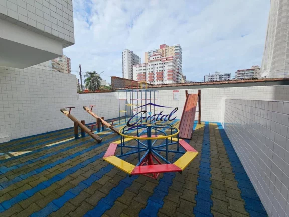 Imagem Apartamento com 2 dormitórios à venda, 65 m² por R$ 385.000,00 - Guilhermina - Praia Grande/SP