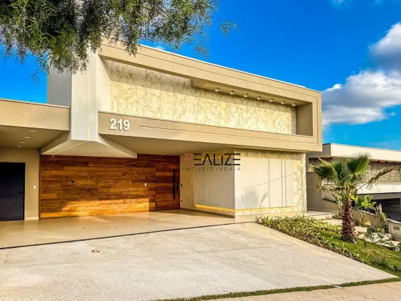 Casa Térrea Alto Padrão em Condomínio Nobre de Indaiatuba – 4 Suítes