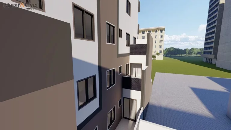 Imagem Apartamento para Venda em São José dos Pinhais, Cruzeiro, 2 dormitórios, 1 suíte, 2 banheiros, 1 vaga