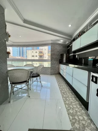 Imagem Apartamento com 3 dorms, Tupi, Praia Grande - R$ 850 mil, Cod: 2312