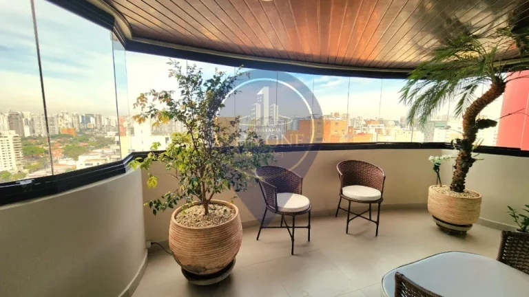 Imagem Apartamento de Luxo à Venda em São Paulo-SP, no Bairro Indianópolis, com 4 Suítes e 3 Vagas de Garagem