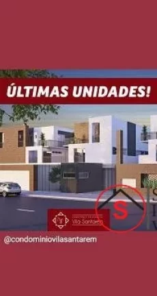 Imagem SOBRADOS NOVOS À VENDA EM CONDOMÍNIO FECHADO RESIDENCIAL VILA SANTARÉM