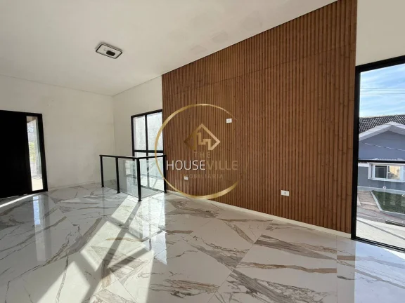 Imagem Casa Sobrado, 4 dormitórios (2 suítes), 4 vagas. Condomínio Mantiqueira, Sj