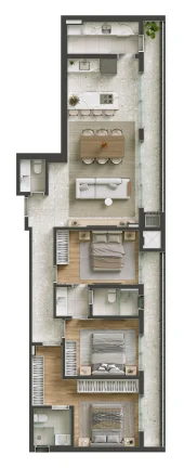 Imagem Apartamento em América - Joinville SC