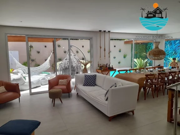 Imagem Casa em Condomínio, 30 metros da praia para Venda e Locação em Juquehy c/ 5 suítes, piscina pv - acomodação p/ 12 pessoas | Juquehy Imobiliária